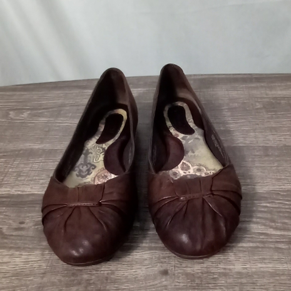 Born Brown Adele Leather Ballet Flats Size 8.5 - Picture 5 of 8